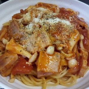 きのこトマトパスタ＋＋